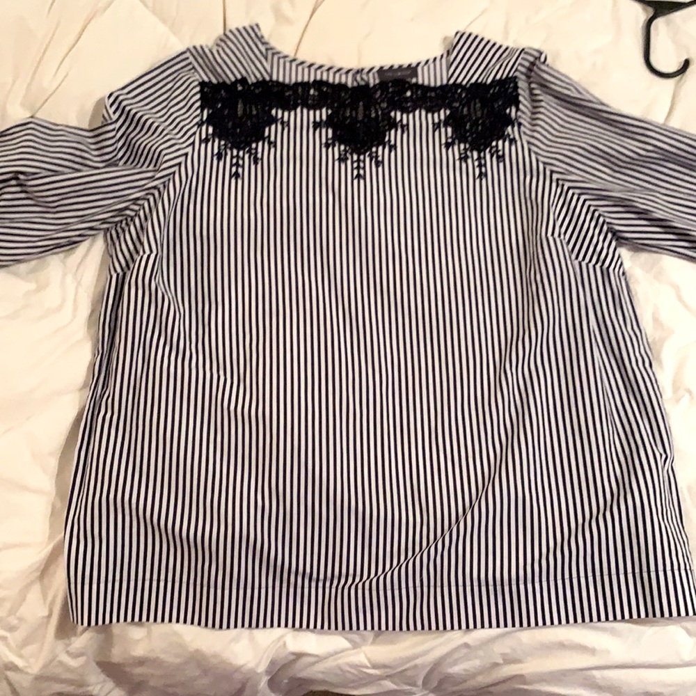Striped Black and white Limited Blouse
